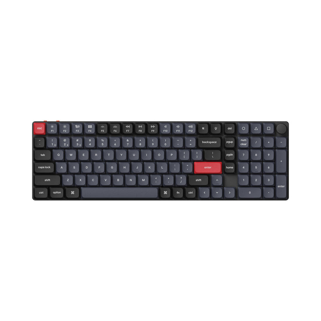 Keychron - K17 Pro QMK/VIA Wireless Custom Mechanical Keyboard - Niskoprofilowa Bezprzewodowa Klawiatura Mechaniczna 96%