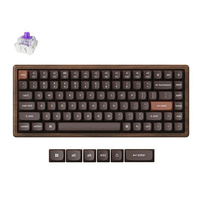 K2 HE Swappable RGB Backlight Nebula Switch - All-Wood Special Edition