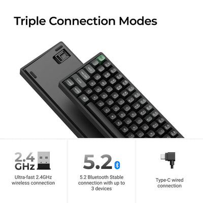 Keychron - K2 Ultra 8k Wireless Mechanical Keyboard - Klawiatura Mechaniczna