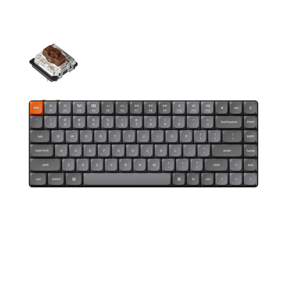 Keychron - K3 Max QMK/VIA Wireless Custom Mechanical Keyboard - Niskoprofilowa Bezprzewodowa Klawiatura Mechaniczna