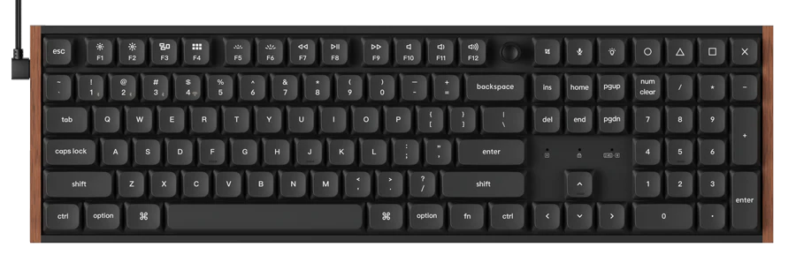 Keychron - K5 Ultra 8k Wireless Low-Profile Mechanical Keyboard - Klawiatura Mechaniczna Niskoprofilowa