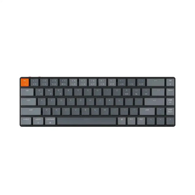 Mechaniczna klawiatura bezprzewodowa slim z podświetleniem RGB, kompaktowy układ 65%