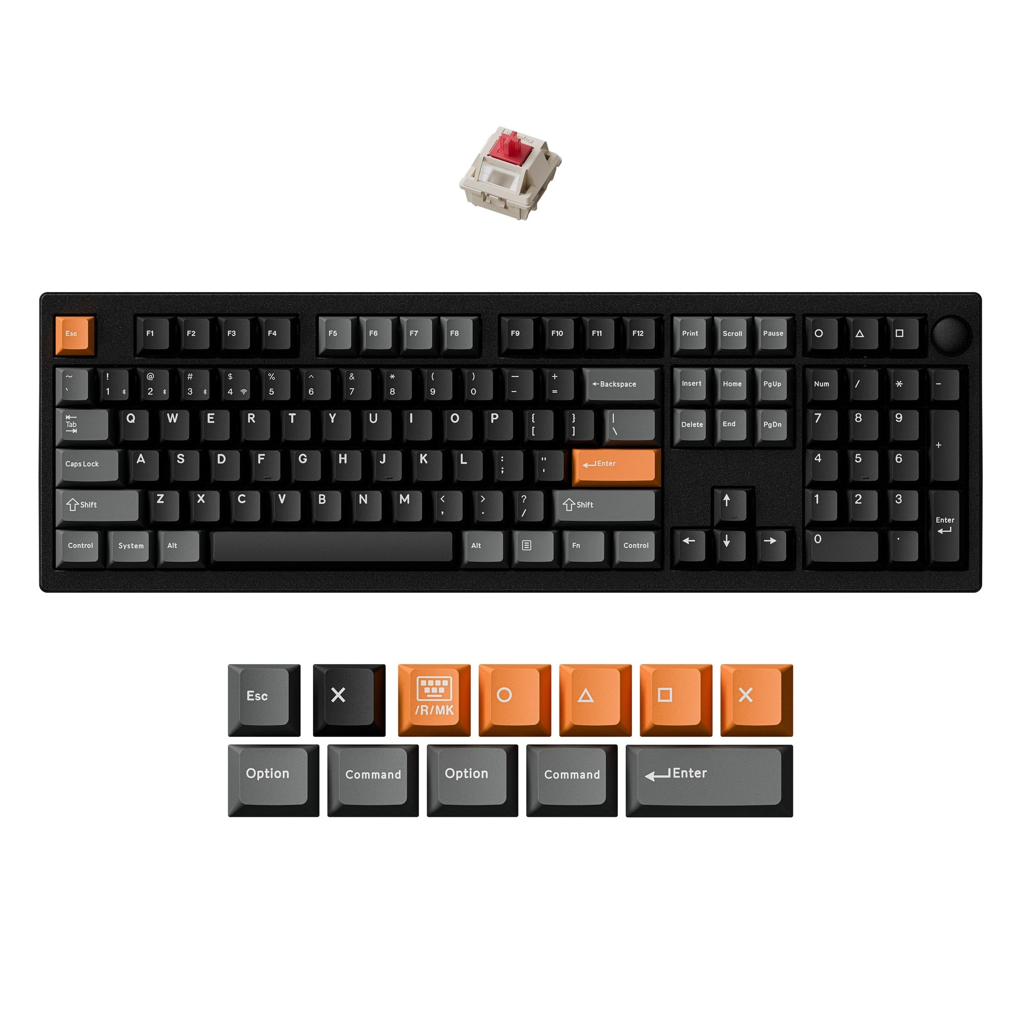 Keychron - P6 Ultra 8K Wireless Custom Mechanical Keyboard - Klawiatura Mechaniczna