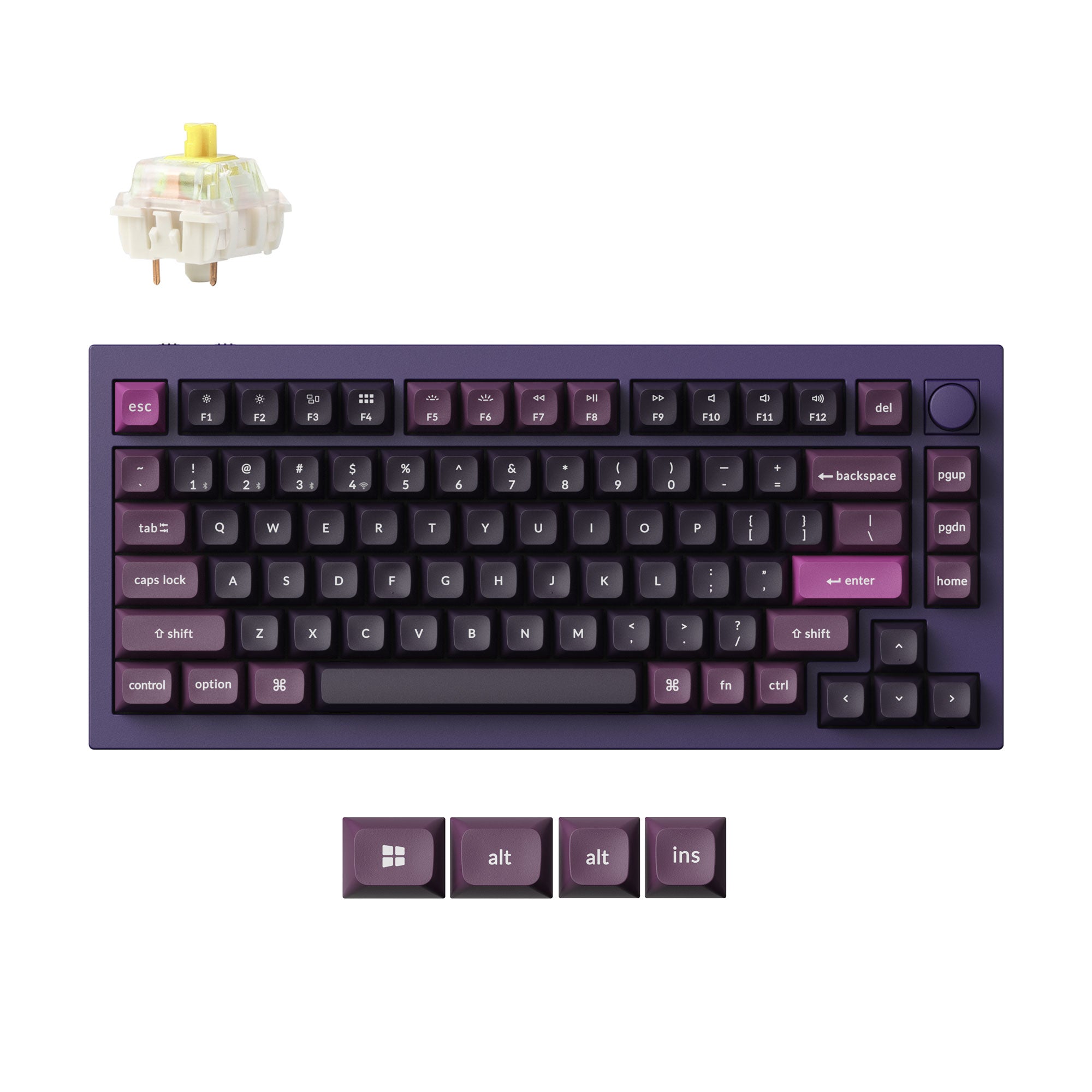 Keychron - Q1 Max QMK/VIA Wireless Custom Mechanical Keyboard