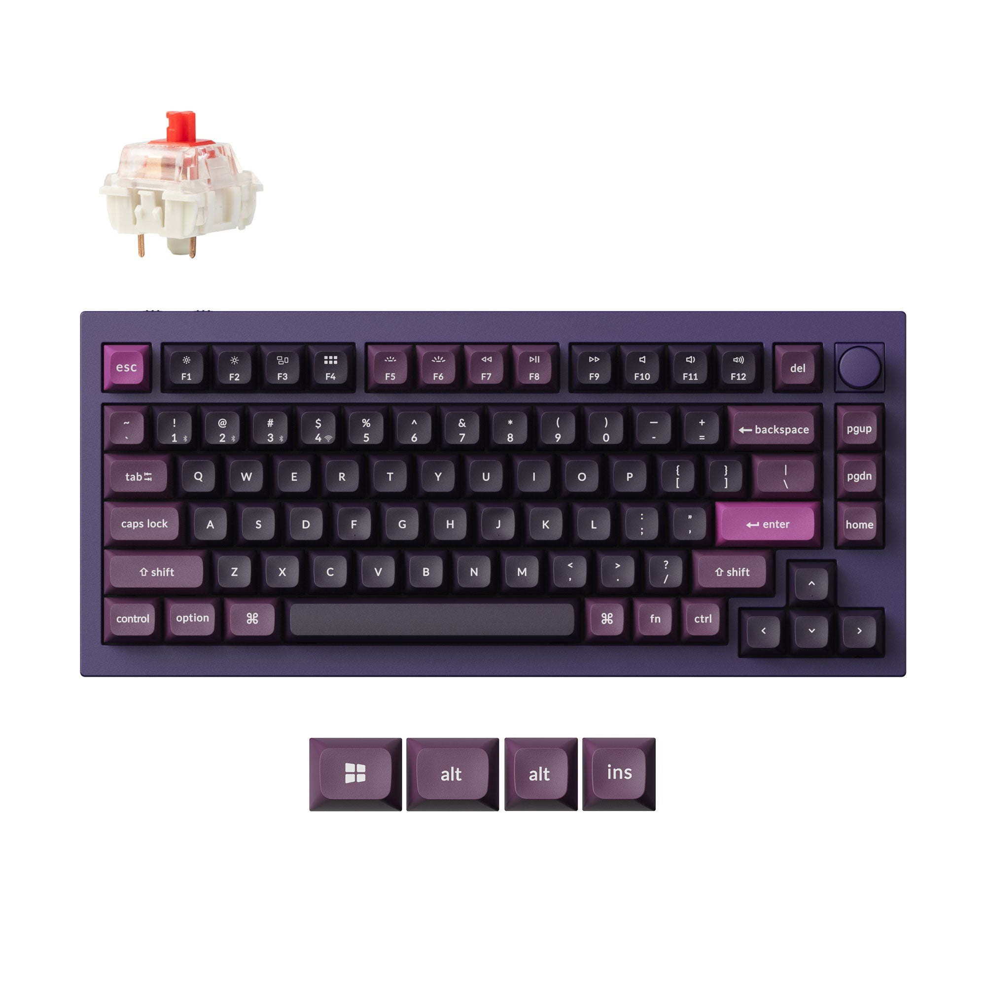 Keychron - Q1 Max QMK/VIA Wireless Custom Mechanical Keyboard