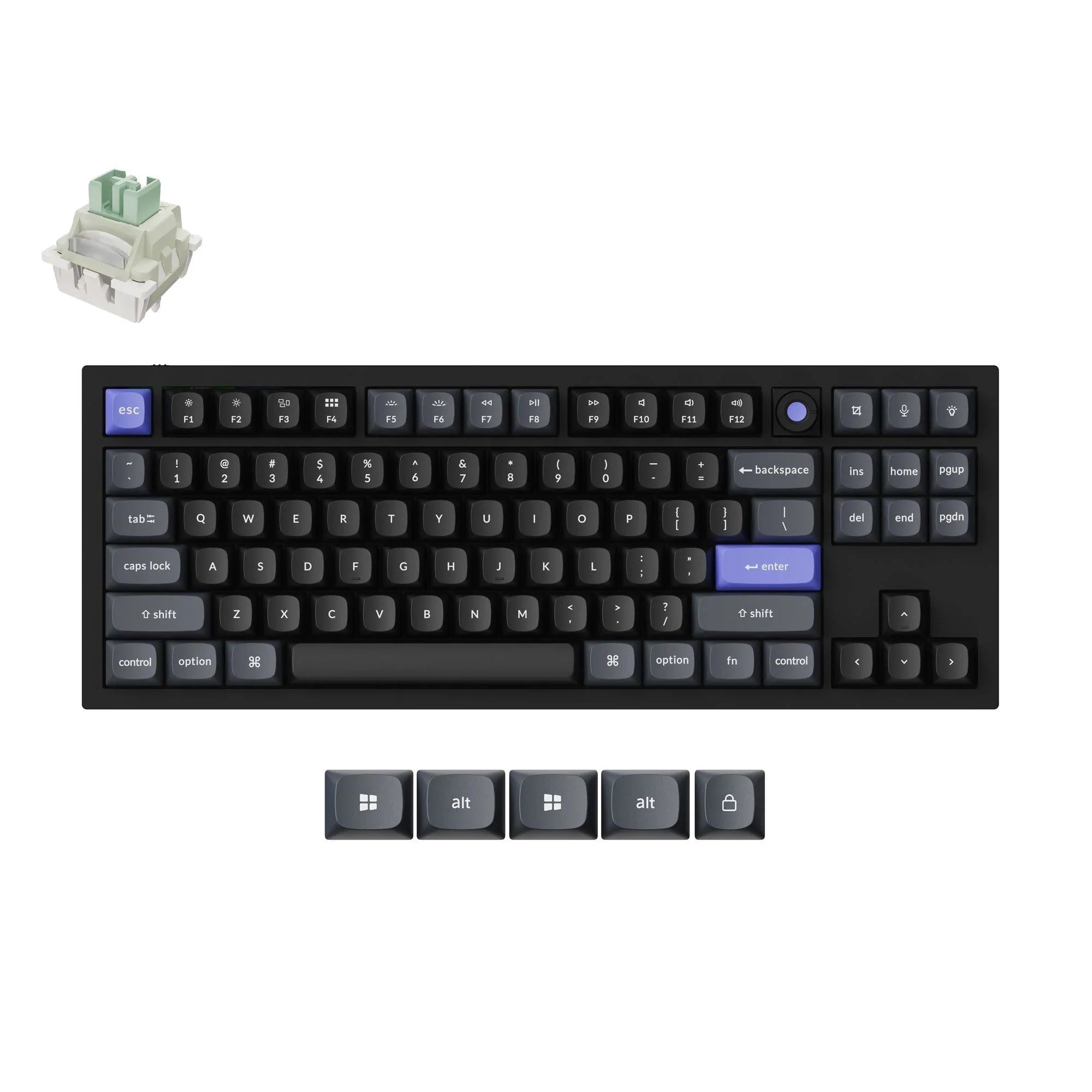 Keychron - Q3 HE 8K Magnetic Switch Keyboard - Przewodowa Klawiatura Magnetyczna