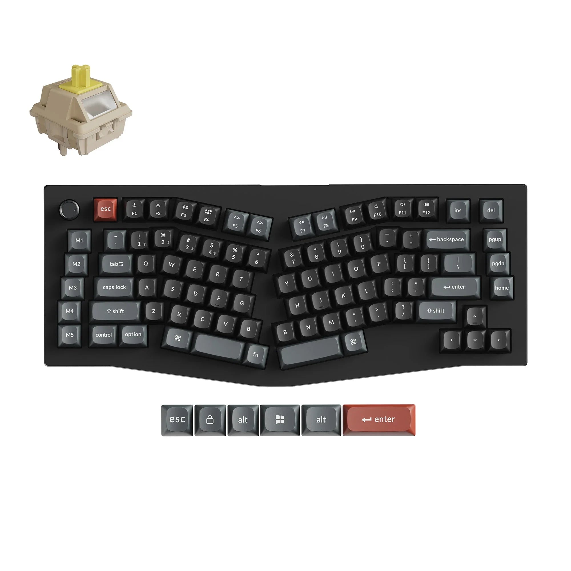 Keychron-V10-Ultra-8K-Alice-Banana-Switch