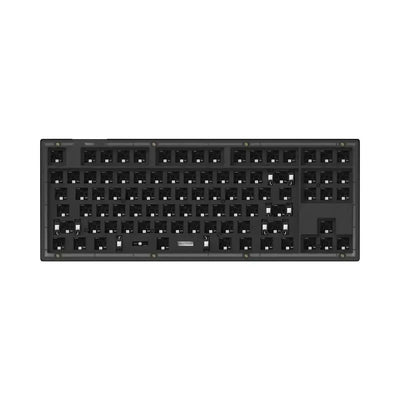 barebone klawiatura mechaniczna TKL, czarna, hot-swap, bez klawiszy, ustawienie QMK VIA