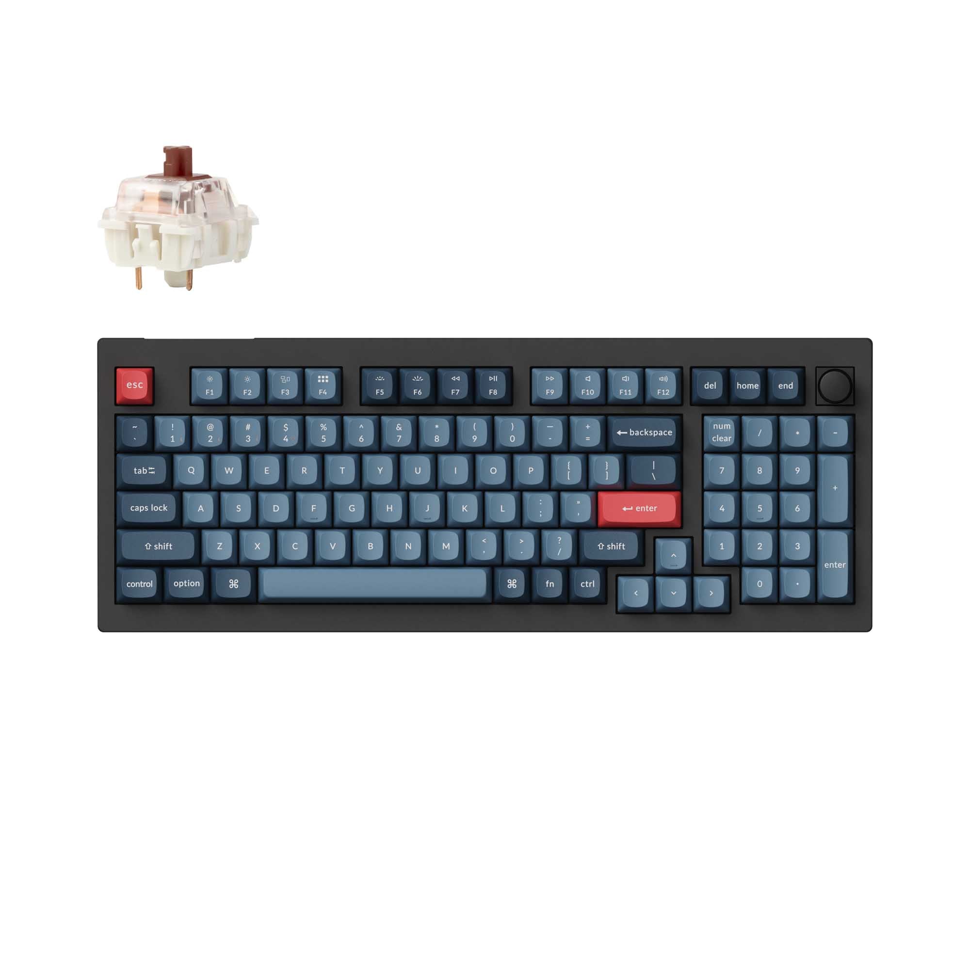 Keychron - V5 Max QMK/VIA Wireless Custom Mechanical Keyboard