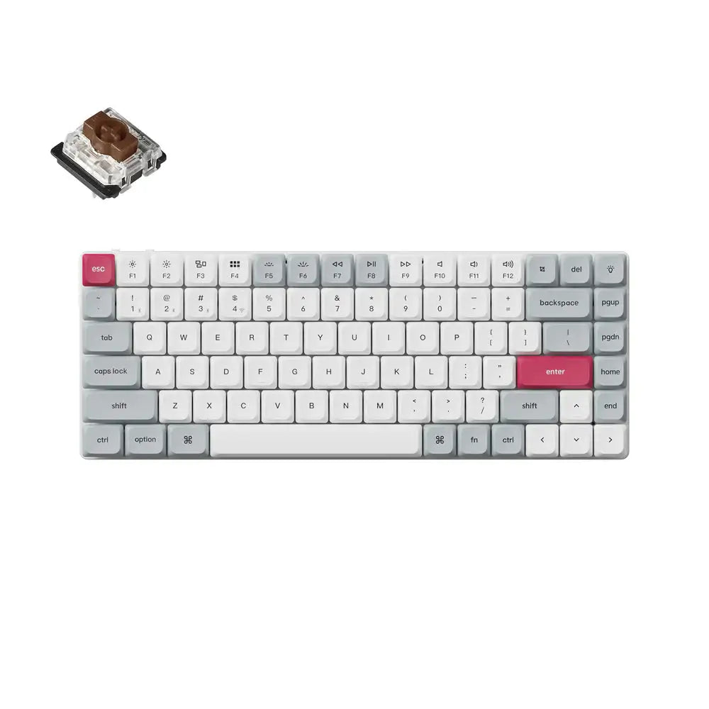 Keychron - K3 Max QMK/VIA Wireless Custom Mechanical Keyboard - Niskoprofilowa Bezprzewodowa Klawiatura Mechaniczna
