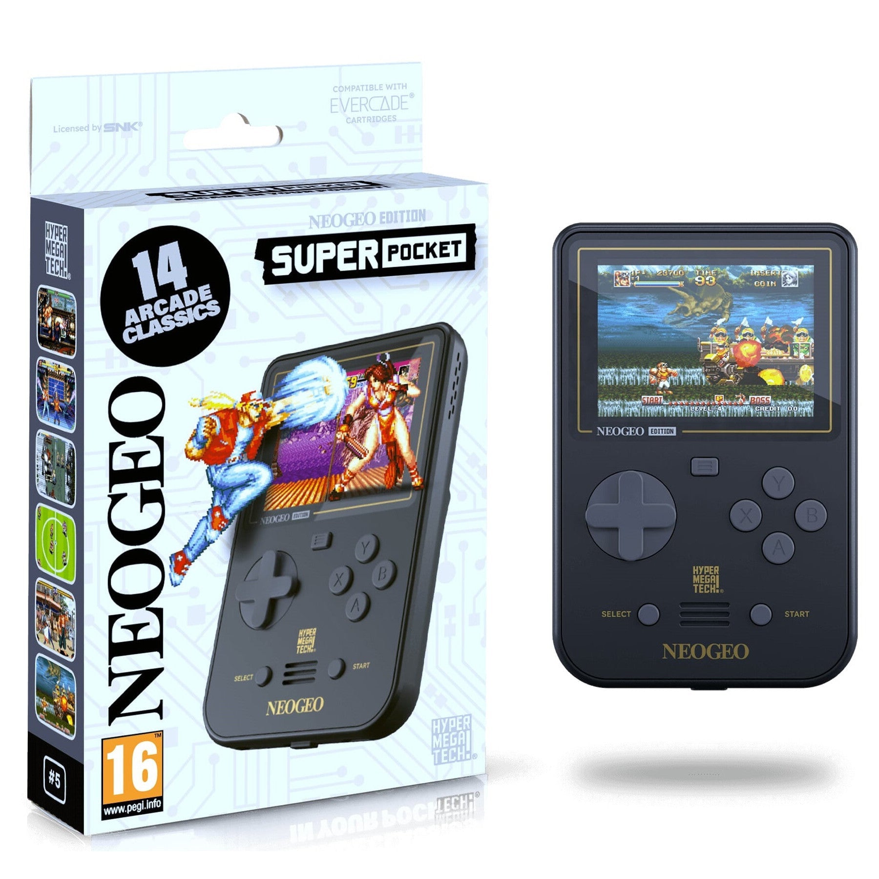 Evercade - Super Pocket NEOGEO Console - Podręczna Konsola Retro