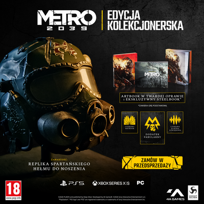 METRO 2039 - METRO 2039 Collector's Edition - Gra na PlayStation 5 z Polskim Dubbingiem Edycja Kolekcjonerska