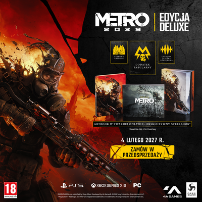 METRO 2039 - METRO 2039 Deluxe Edition - Gra na PC z Polskim Dubbingiem Edycja Deluxe