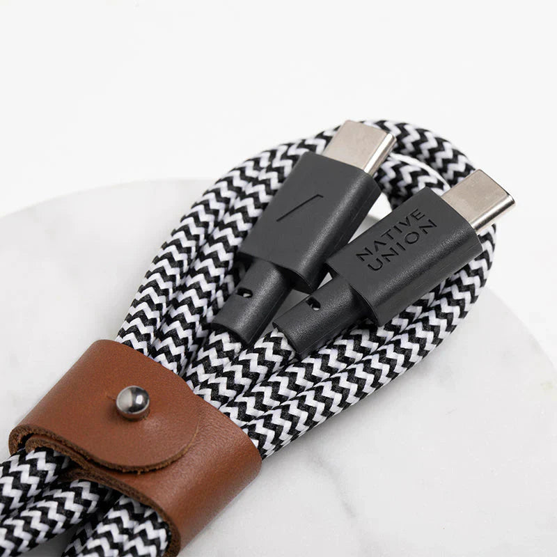Native Union - Belt Cable 1.2M (USB-C to USB-C) - Kabel USB-C do USB-C