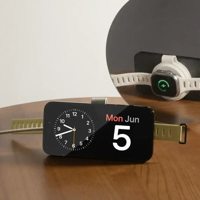 Native Union - Voyage 2-in-1 Magnetic Wireless Charger - Magnetyczna Ładowarka Bezprzewodowa 2w1