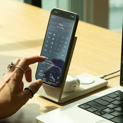 Native Union - Rise 3-in-1 Magnetic Wireless Charger - Magnetyczna Ładowarka Bezprzewodowa