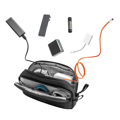 Organizer na akcesoria biurowe, ładowarki, kable USB i gadżety do home office