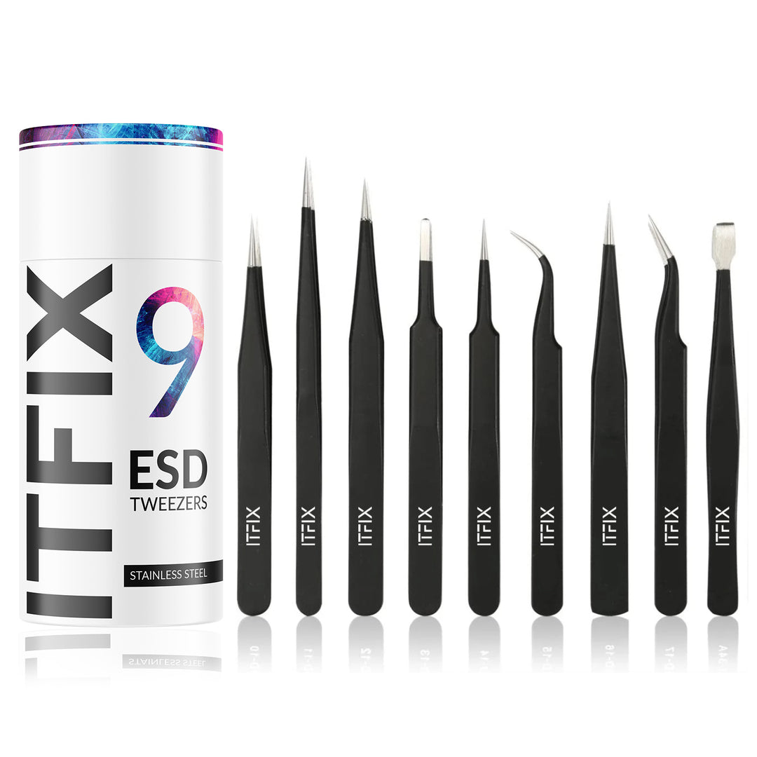 IT Dusters - ITFIX Precision Tweezers Set - Zestaw Pęset Precyzyjnych