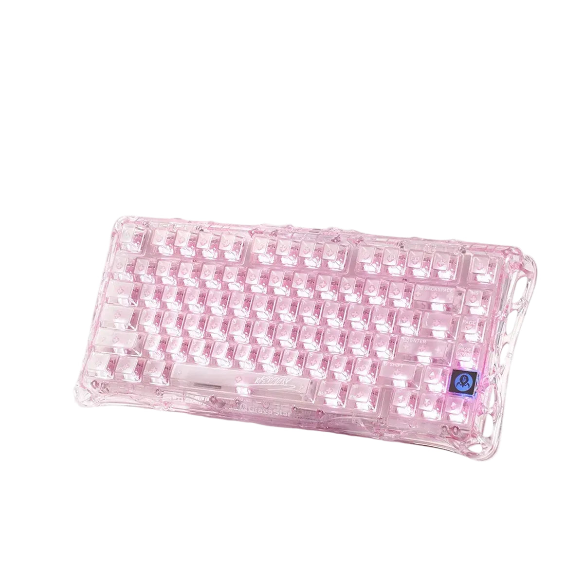 GravaStar - Mercury K1 Lite Crystal Rose Wireless Mechanical Keyboard - Bezprzewodowa Klawiatura Mechaniczna