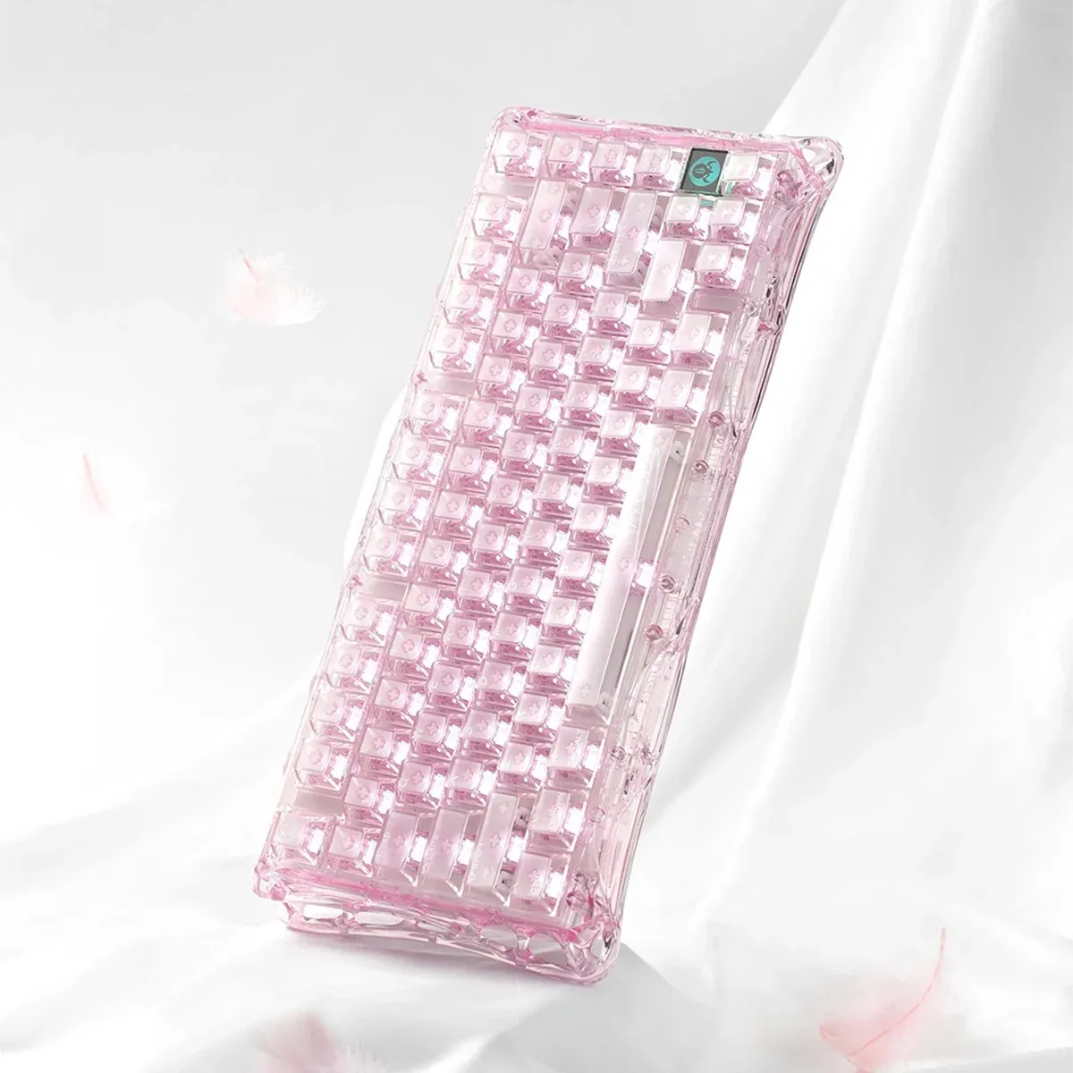GravaStar - Mercury K1 Lite Crystal Rose Wireless Mechanical Keyboard - Bezprzewodowa Klawiatura Mechaniczna