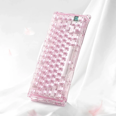 GravaStar - Mercury K1 Lite Crystal Rose Wireless Mechanical Keyboard - Bezprzewodowa Klawiatura Mechaniczna