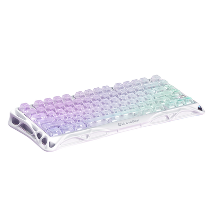 GravaStar - Mercury K1 Lite Crystal Aurora Wireless Mechanical Keyboard - Bezprzewodowa Klawiatura Mechaniczna