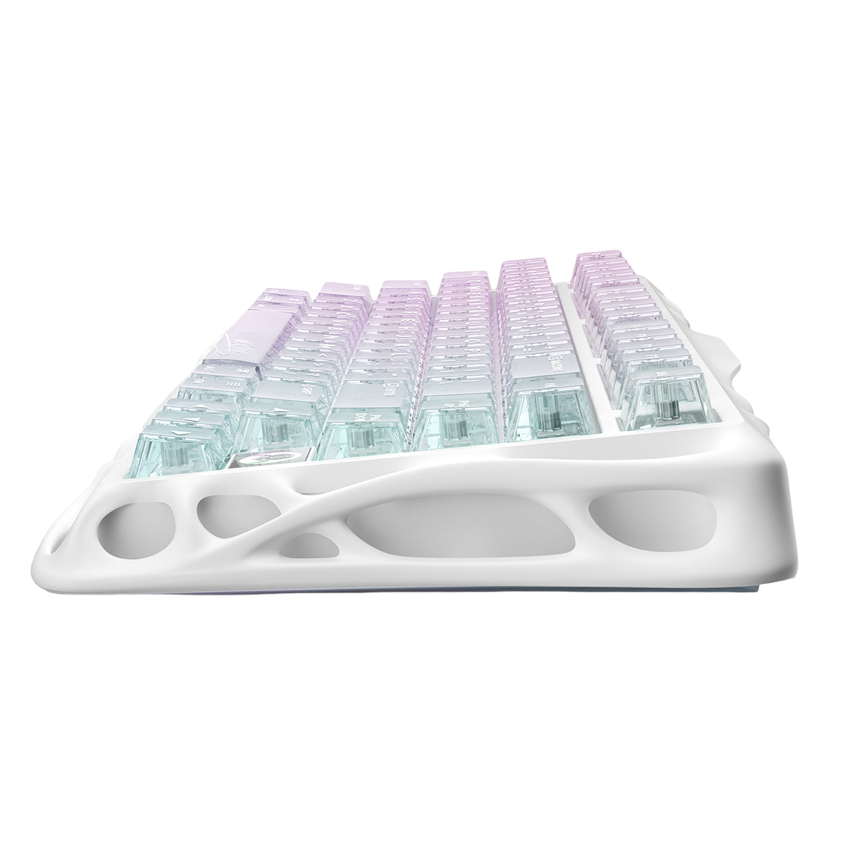 GravaStar - Mercury K1 Lite Crystal Aurora Wireless Mechanical Keyboard - Bezprzewodowa Klawiatura Mechaniczna