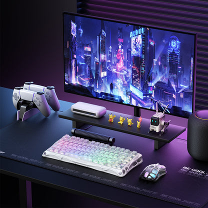 GravaStar - Mercury K1 Lite Crystal Aurora Wireless Mechanical Keyboard - Bezprzewodowa Klawiatura Mechaniczna