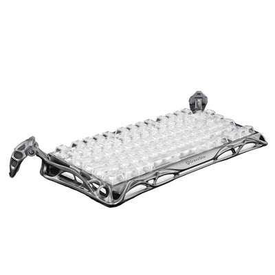 GravaStar - Mercury K1 Pro Ghost Silver Wireless Mechanical Keyboard - Bezprzewodowa Klawiatura Mechaniczna