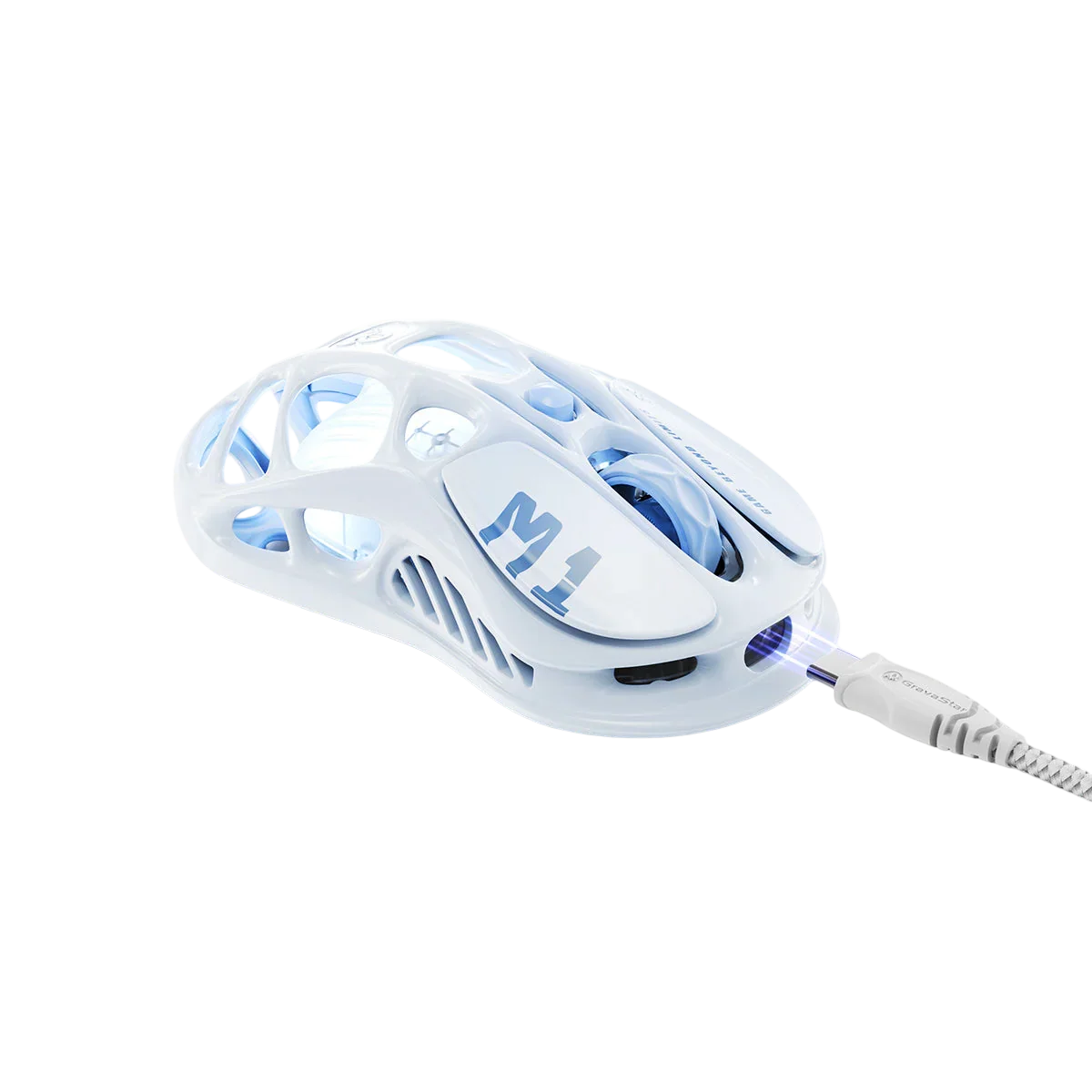GravaStar - Mercury M1 Pro Special Edition Ice Blue - Wireless Gaming Mouse - Bezprzewodowa Myszka Gamingowa
