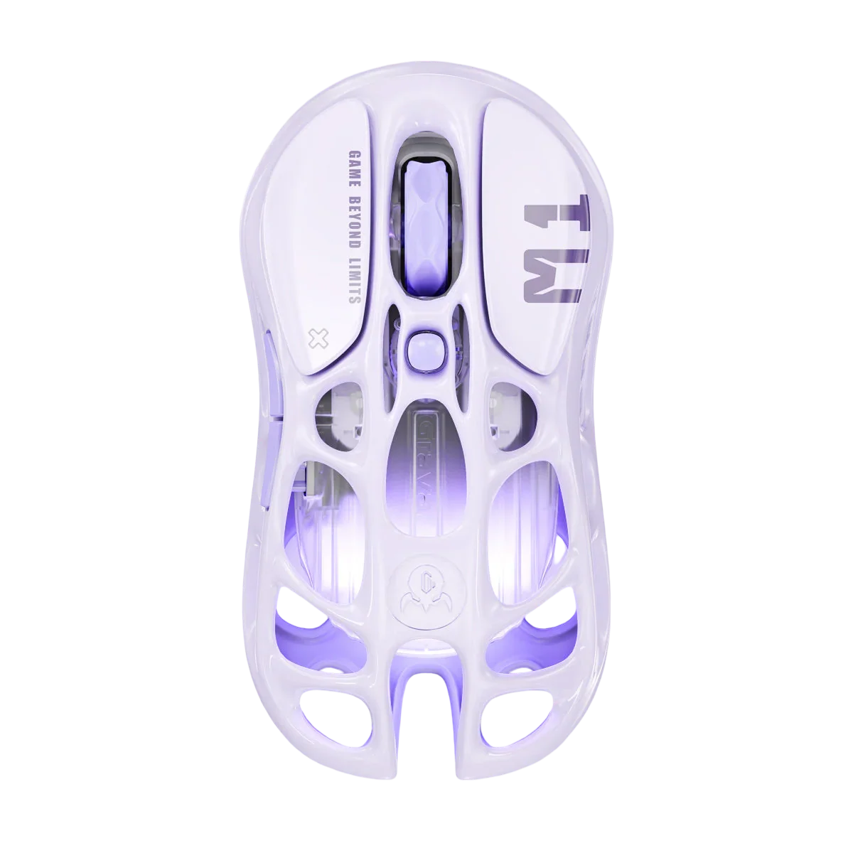 GravaStar - Mercury M1 Pro Special Edition Lavender Purple - Wireless Gaming Mouse - Bezprzewodowa Myszka Gamingowa
