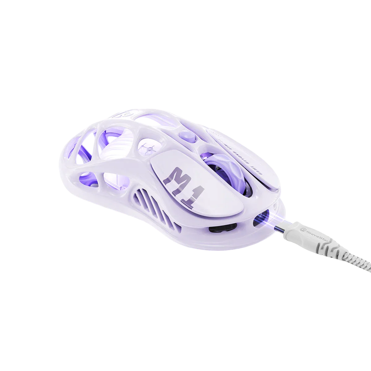 GravaStar - Mercury M1 Pro Special Edition Lavender Purple - Wireless Gaming Mouse - Bezprzewodowa Myszka Gamingowa