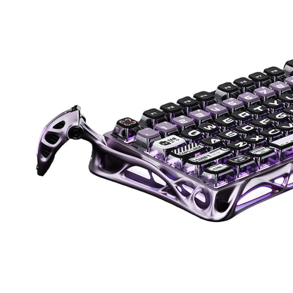 GravaStar - Mercury V75 Pro Iron Purple Wired Magnetic Keyboard - Przewodowa Klawiatura Magnetyczna