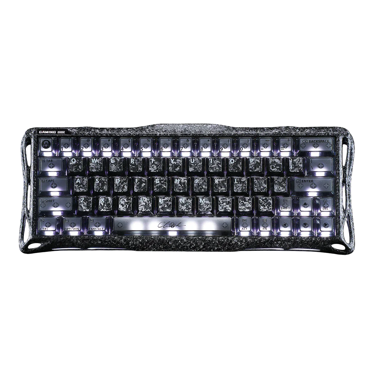 GravaStar - Mercury V60 Pro Special Cyber Frost Black Edition Magnetic Keyboard - Magnetyczna Klawiatura Gamingowa