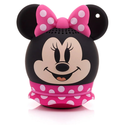 Głośnik bezprzewodowy w kształcie Minnie Mouse, różowa kokarda, polka dot, akcesoria biurowe