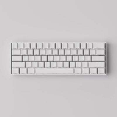 MonsGeek - FUN60 Pro HE Side-Printed Shine-Through White - Klawiatura Magnetyczna