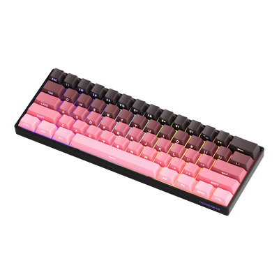 MonsGeek - FUN60 Pro HE Side-Printed Black & Pink Gradient - Klawiatura Magnetyczna