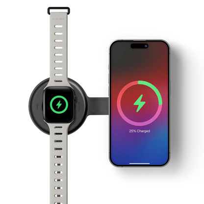 Native Union - Voyage 2-in-1 Magnetic Wireless Charger - Magnetyczna Ładowarka Bezprzewodowa 2w1