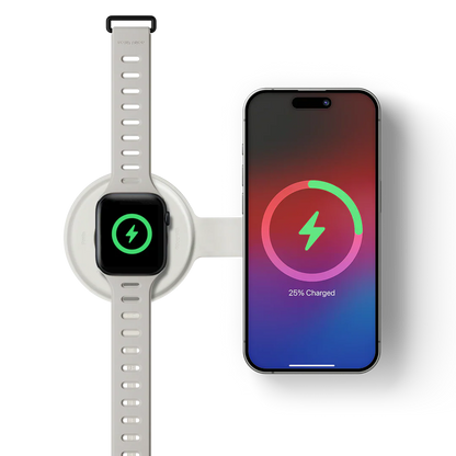 Native Union - Voyage 2-in-1 Magnetic Wireless Charger - Magnetyczna Ładowarka Bezprzewodowa 2w1