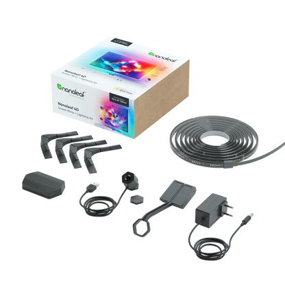 Nanoleaf - 4D TV Screen Mirror Lightstrips - System Inteligentnego Podświetlenia Ekranu TV