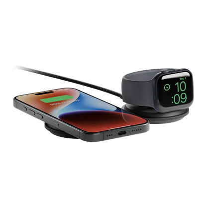 Native Union - Voyage 2-in-1 Magnetic Wireless Charger - Magnetyczna Ładowarka Bezprzewodowa 2w1
