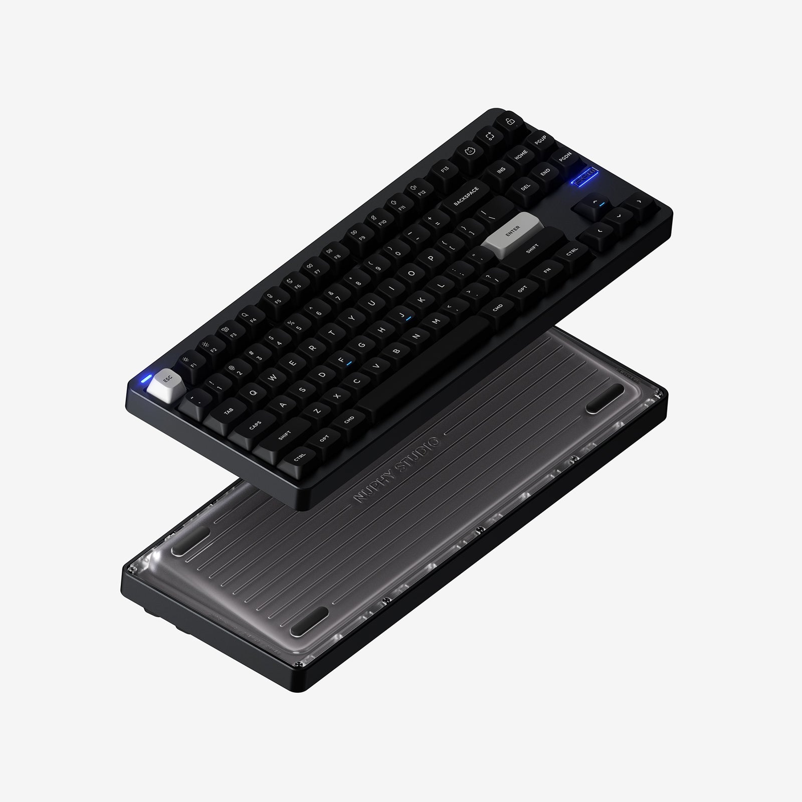 Nuphy - Gem80 QMK/VIA Wireless Custom Mechanical Keyboard - Bezprzewodowa Klawiatura Mechaniczna