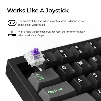 Lemokey - P2 HE Wireless Magnetic Switch Custom Gaming Keyboard - Klawiatura Magnetyczna Bezprzewodowa