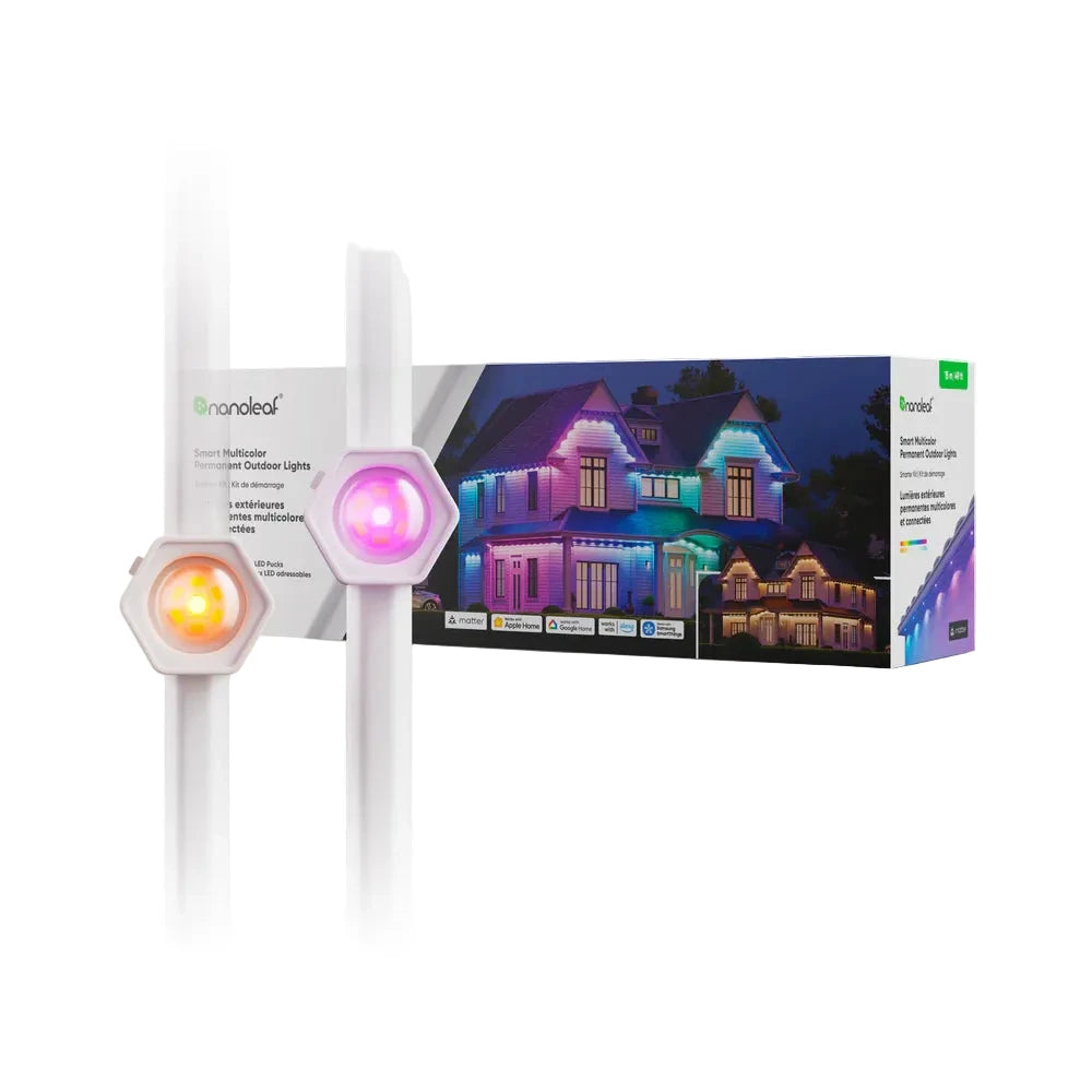 Nanoleaf Outdoor - 1D Smart Multicolor Permanent Lights Starter Kit - Zewnętrzna Taśma LED