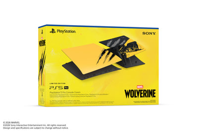 Sony - PlayStation®5 Pro Osłony Konsoli – Edycja Limitowana Marvel’s Wolverine Battle Yellow