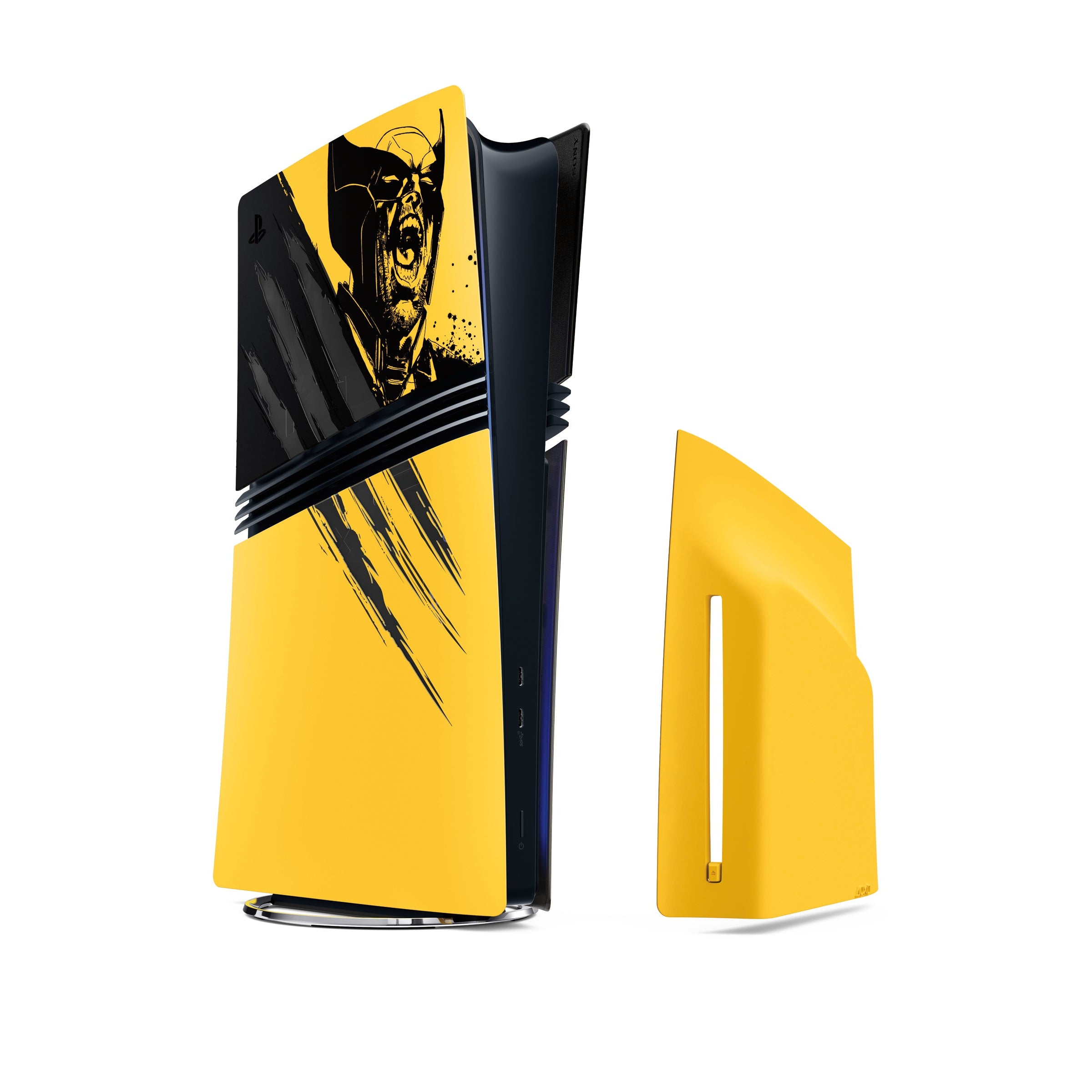 Sony - PlayStation®5 Pro Osłony Konsoli – Edycja Limitowana Marvel’s Wolverine Battle Yellow
