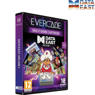 Evercade - Data East Arcade 1 - Zestaw Gier Retro