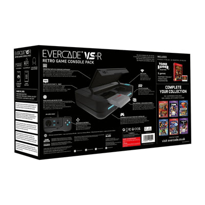 Evercade - VS-R Retro Console + Tomb Raider Collection 1 - Retro Konsola z Kontrolerem