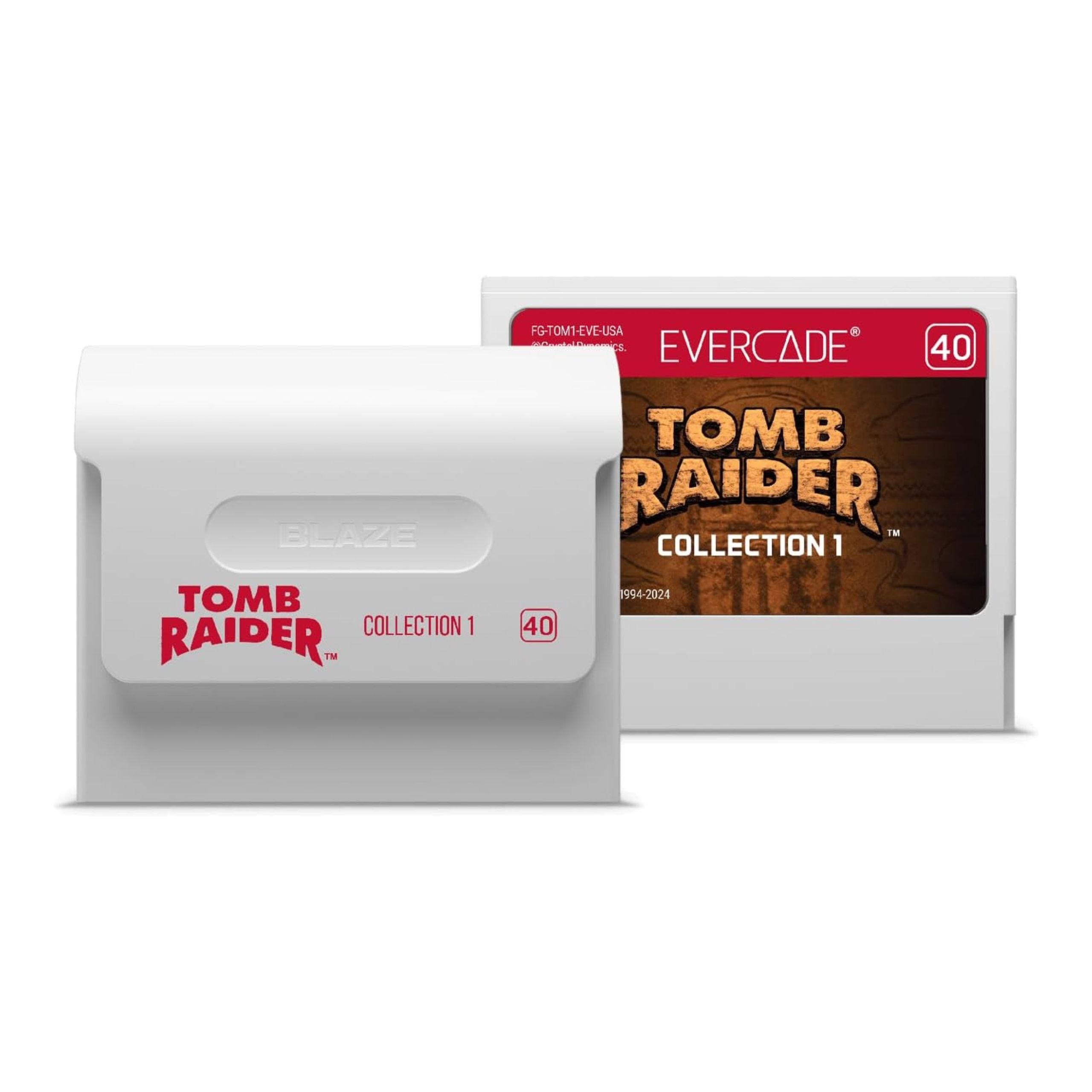Evercade - VS-R Retro Console + Tomb Raider Collection 1 - Retro Konsola z Kontrolerem