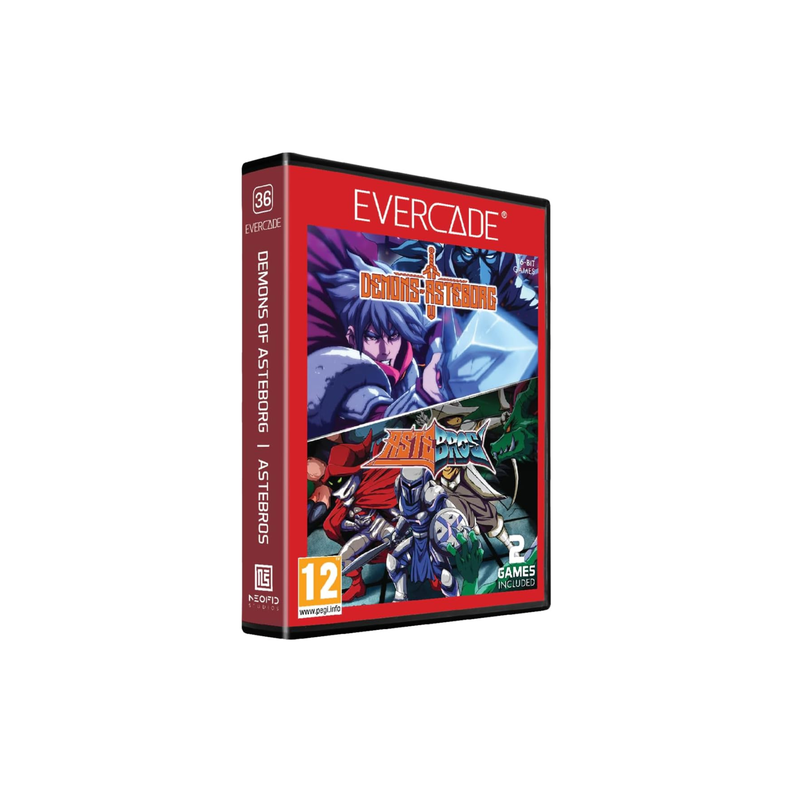 Evercade - Demons of Asteborg/Astebros - Zestaw Gier Retro